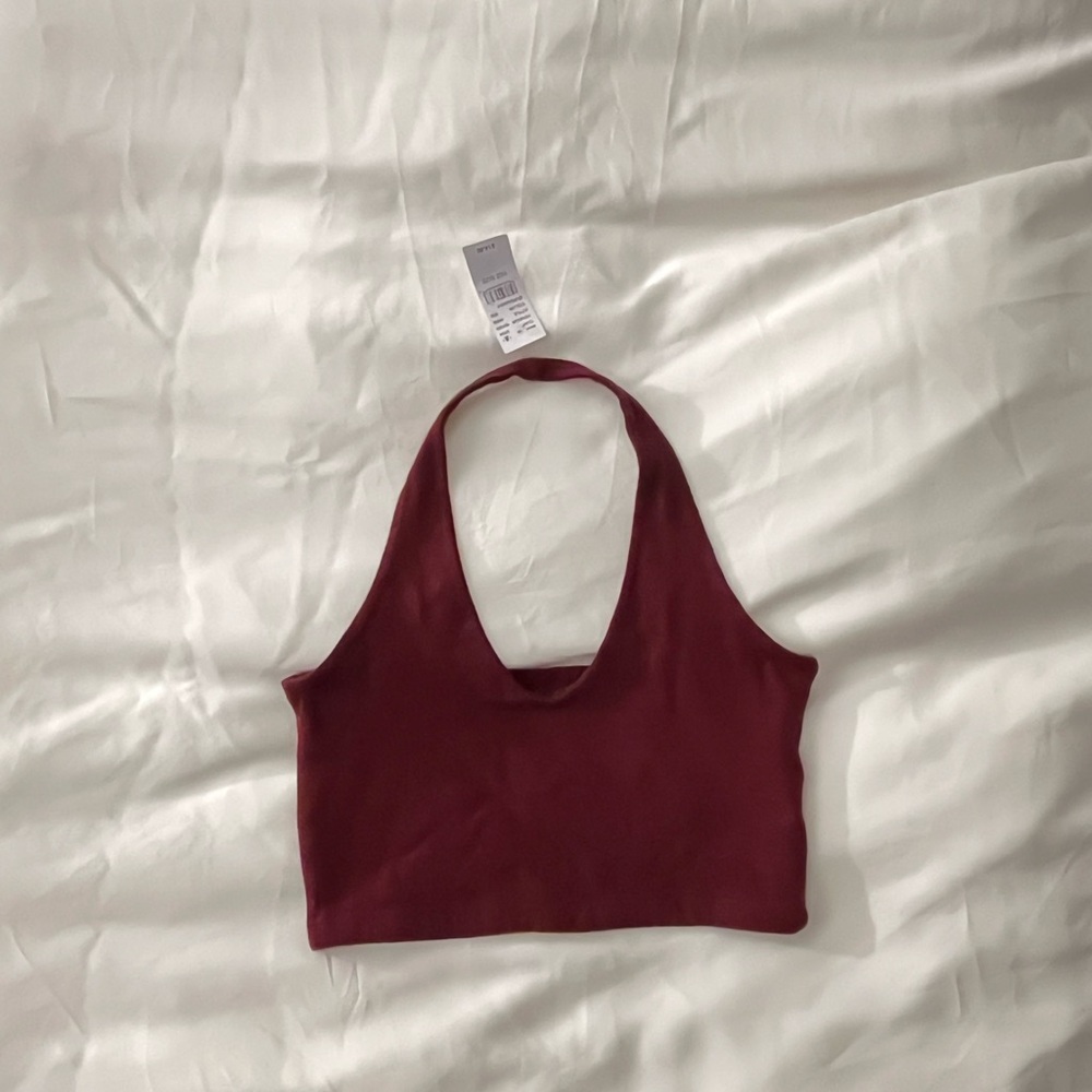Pacsun Burgundy Halter Top